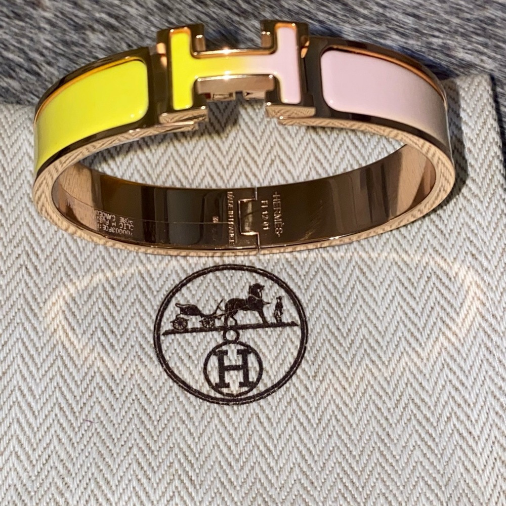 💢SOLD💢 NEW HERMÈS CLIC H FUSHON BRACELET